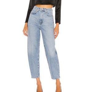 Agolde Ballon Ultra High Size Curved taper jeans, size 30.